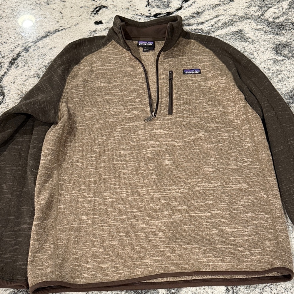 Patagonia Two-Tone Brown Pullover